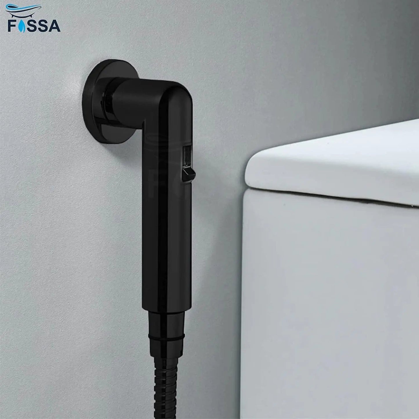 Fossa Magnetic Health Faucet with Magnetic Holder/Bidet Sprayer for Toilet and Bathroom/Jet Spray Black