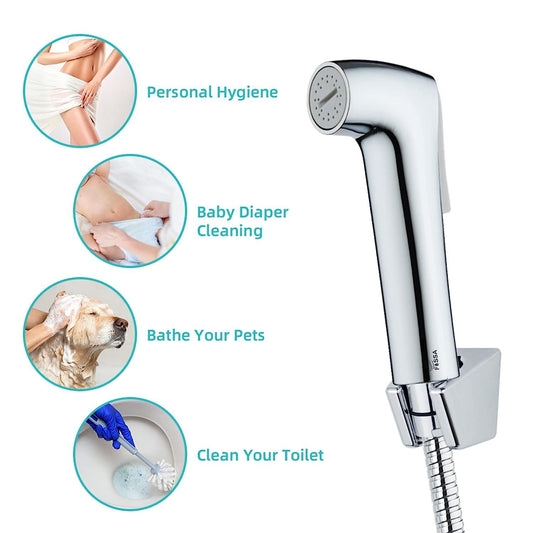 Fossa Sting Health Faucet/Bidet Sprayer Premium Sprayer Shattaf - Bidet Spray Head for Toilet, Hand Bidet Sprayer for Toilet